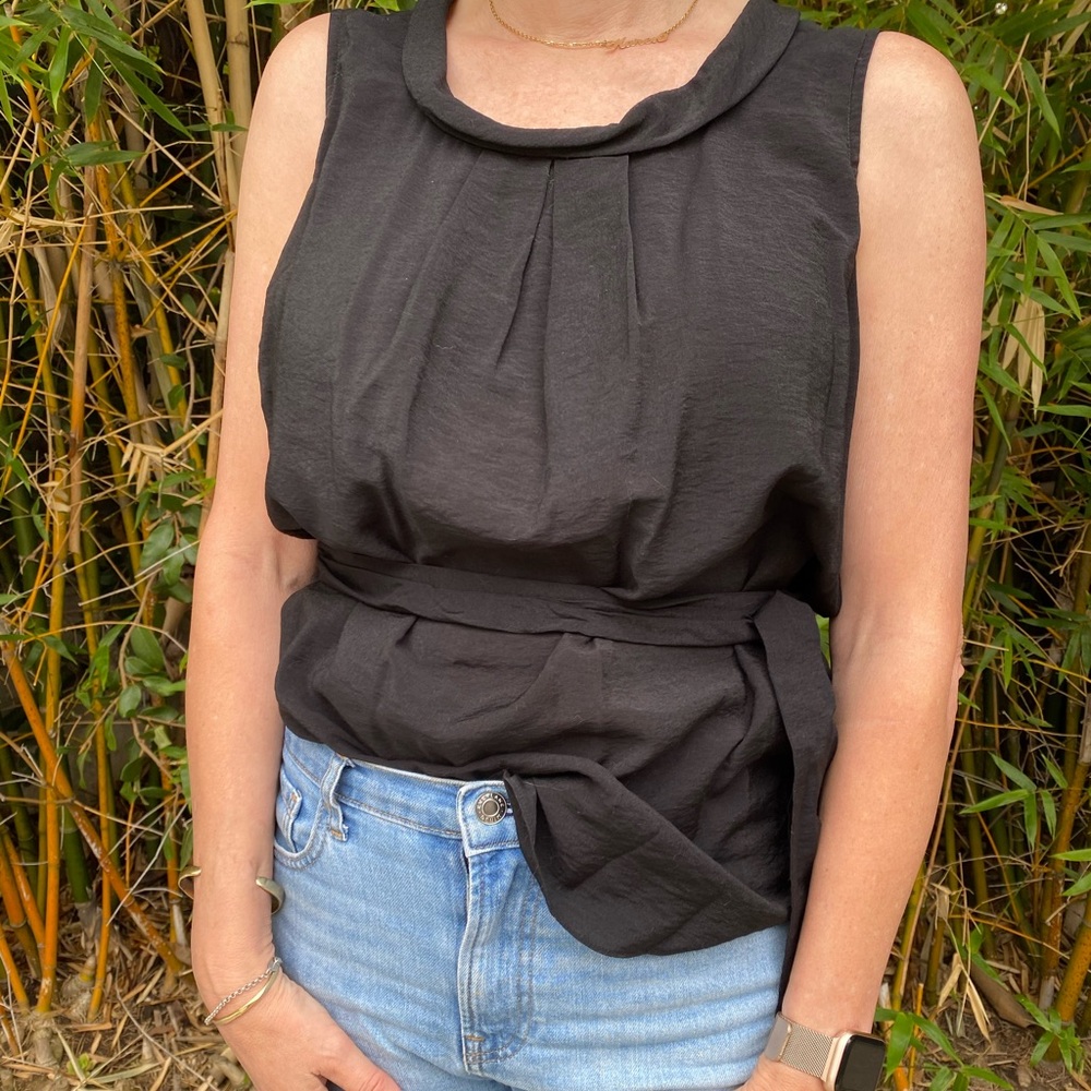 Calvin Klein Black Blouse Sz- XS